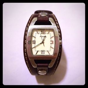 Fossil Brown Leather Wristwatch
